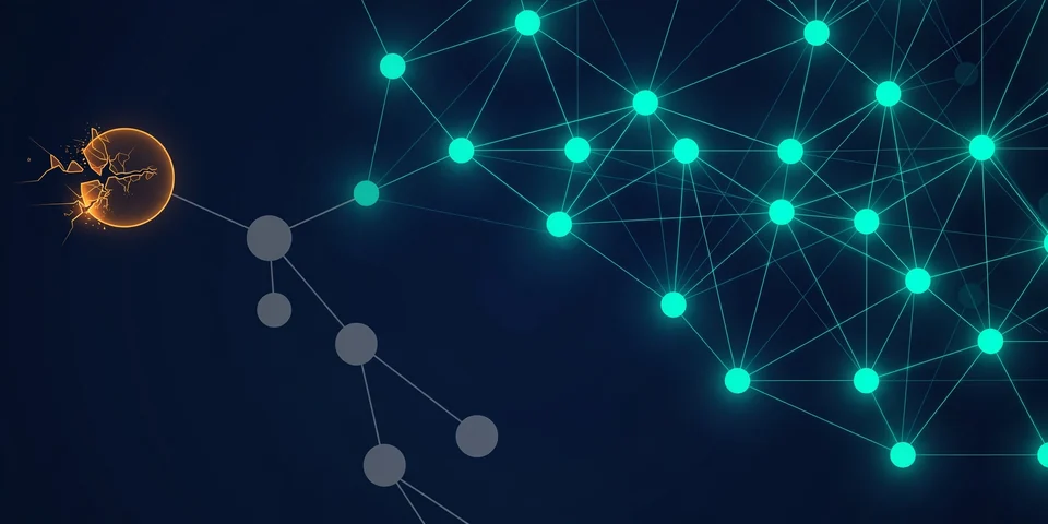 Network graphic from the Truth Maintenance Systems brief